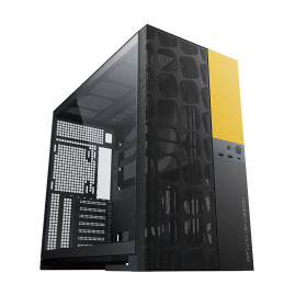 Geometric Future Model 5 Vent Black Yellow, E-ATX, Black Yellow, 1AM5VTBY00100