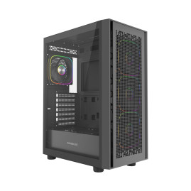 Powercase ByteFlow Black V2, ATX, 4x120mm ARGB, Black, CBFB-A4-V2
