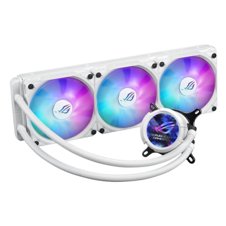 ASUS ROG STRIX LC III 360 ARGB LCD WHT, LGA1851/1700/1200/115X/AM5/AM4, 90RC00W2-M0UAY0, белый