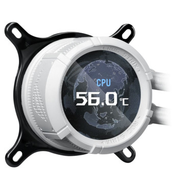 ASUS ROG STRIX LC III 360 ARGB LCD WHT, LGA1851/1700/1200/115X/AM5/AM4, 90RC00W2-M0UAY0, белый