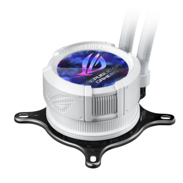 ASUS ROG STRIX LC III 360 ARGB LCD WHT, LGA1851/1700/1200/115X/AM5/AM4, 90RC00W2-M0UAY0, белый