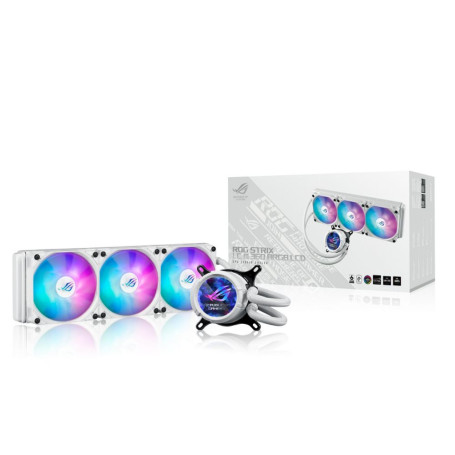 ASUS ROG STRIX LC III 360 ARGB LCD WHT, LGA1851/1700/1200/115X/AM5/AM4, 90RC00W2-M0UAY0, белый