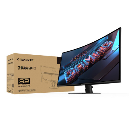 31.5" Gigabyte QHD GS32QCA EU, черный