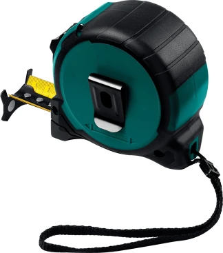 Рулетка геодезическая Kraftool 34127-10 дл.полотна 10м изм.шкала в см зацеп двусторонний магнитный зеленый