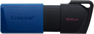 Память USB Flash Kingston 64 Гб DataTraveler Exodia M USB 3.0 (черный/синий)