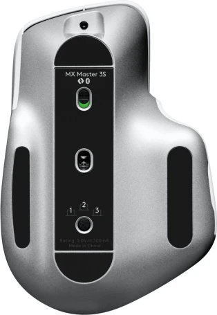 Logitech MX Master 3S, беспроводная, 8000dpi, светло-серый (910-006560)