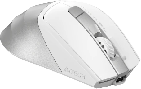 A4Tech Fstyler FG45CS Air2, беспроводная, 2000dpi, белый/серебристый