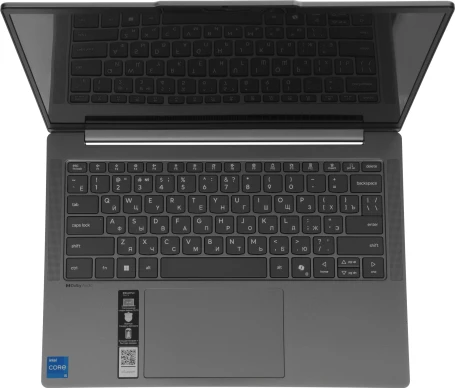 Ноутбук Lenovo IdeaPad Slim 5 14IRH10 Core i5 13420H 16Gb SSD512Gb Intel UHD Graphics 14" OLED WUXGA (1920x1200) Windows 11 Home grey WiFi BT Cam (83HR002WRK)