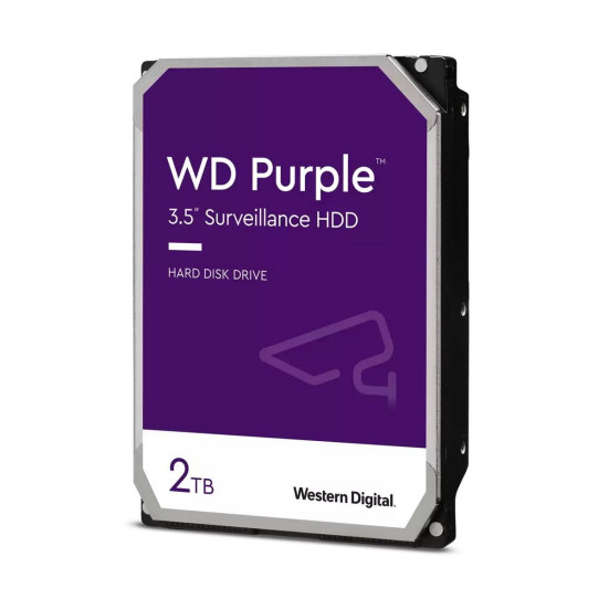 WD Purple 2TB 3.5" SATA 6Gb/s 5400rpm 64MB (WD23PURZ)