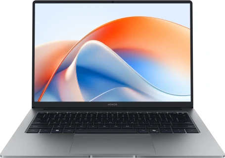 Ноутбук Honor MagicBook X14 Plus 2025 FermiB-5611 Core 5 220H 16Gb SSD1Tb Intel Iris Xe graphics 14" IPS WQXGA (2880x1800) Windows 11 Home grey space WiFi BT Cam (5301ALWA)