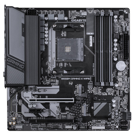 Gigabyte B550M GAMING X WIFI6 socket AM4