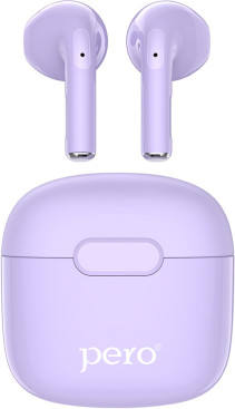 PERO Беспроводные наушники TWS05 Colorful фиолетовый (Фиолетовый)