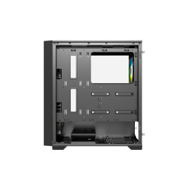 Powercase ByteFlow Black, ATX, 4x120mm ARGB, Black, CBFB-A4