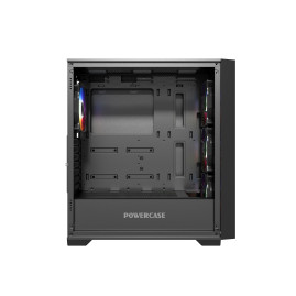 Powercase ByteFlow Black, ATX, 4x120mm ARGB, Black, CBFB-A4