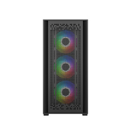 Powercase ByteFlow Black, ATX, 4x120mm ARGB, Black, CBFB-A4