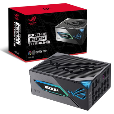 ASUS ROG-THOR-1600T3-GAMING, 1600W, 80 PLUS Titanium, черный