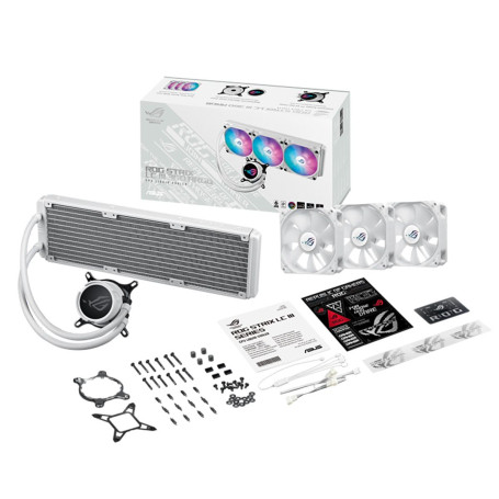 ASUS ROG STRIX LC III 360 ARGB WHT, LGA1851/1700/1200/115X/AM5/AM4, 90RC00T2-M0UAY0, белый