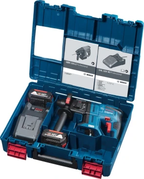 Перфоратор Bosch GBH 180-LI BL Set патрон:SDS-plus уд.:2Дж аккум. (кейс в комплекте)
