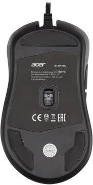 Acer OMW190, проводная, 6400dpi, черный