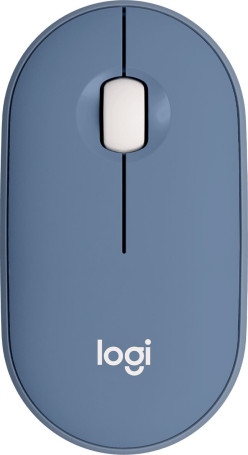 Logitech Pebble M350, беспроводная, 1000dpi, синий
