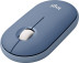 Logitech Pebble M350, беспроводная, 1000dpi, синий