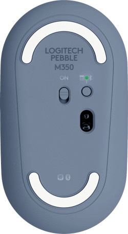 Logitech Pebble M350, беспроводная, 1000dpi, синий