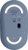 Logitech Pebble M350, беспроводная, 1000dpi, синий
