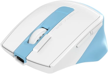A4Tech Fstyler FG45CS Air2, беспроводная, 2000dpi, голубой/белый