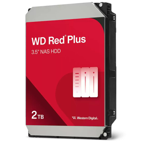 WD Red Plus 2TB 3.5" SATA 6Gb/s 5400rpm 64MB (WD20EFPX)