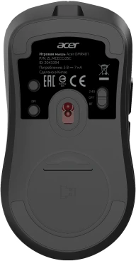 Acer OMR401, беспроводная, 12000dpi, черный