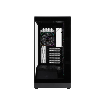 1STPLAYER GM7 ARGB, ATX, 4x120mm ARGB, Black, GM7-BK-3FN7R-1FN7