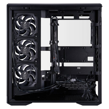 1STPLAYER GM7 ARGB, ATX, 4x120mm ARGB, Black, GM7-BK-3FN7R-1FN7