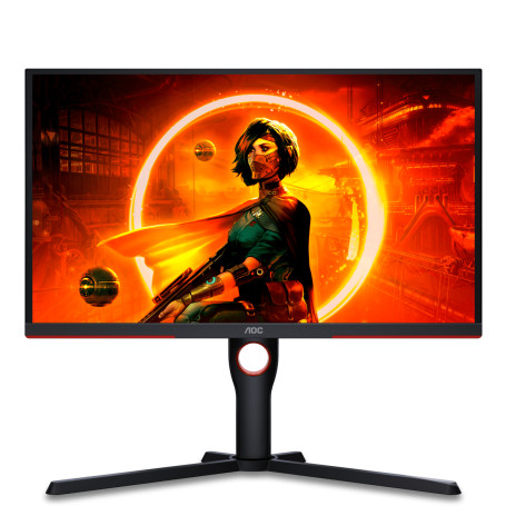 24.5" AOC FHD Gaming 25G3ZM, черный/красный