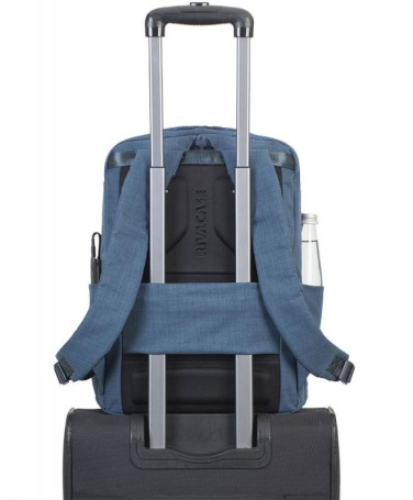 Рюкзак для ноутбука 17.3" Riva 8365 синий полиэстер женский дизайн (8365 BLUE)