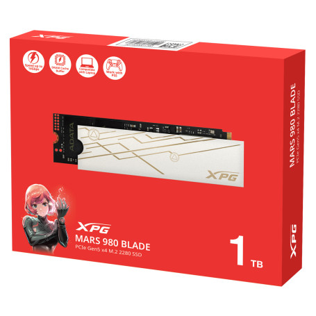 ADATA Mars 980 Blade 1TB M.2 2280 PCIe Gen5x4 SMAR-980B-1TCS