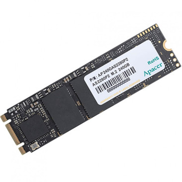 Apacer AS2280P2 240GB M.2 2280 PCIe Gen3x2 1580/880 AP240GAS2280P2-1