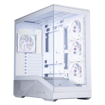 1STPLAYER GM7 ARGB, ATX, 4x120mm ARGB, Silver, GM7-SV-3FN7R-W-1FN7-W