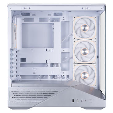 1STPLAYER GM7 ARGB, ATX, 4x120mm ARGB, Silver, GM7-SV-3FN7R-W-1FN7-W