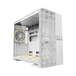 Geometric Future Model 5 Vent White with fans, E-ATX, 5x140mm ARGB, White, 1AM5VTWT01100