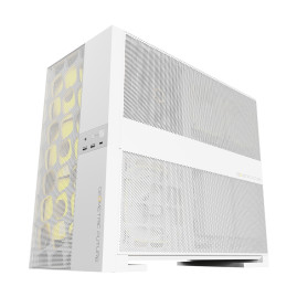 Geometric Future Model 5 Vent White with fans, E-ATX, 5x140mm ARGB, White, 1AM5VTWT01100