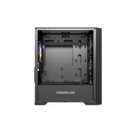 Powercase ByteFlow Micro Black, mATX, 4x120mm ARGB, Black, CAMBFB-A4