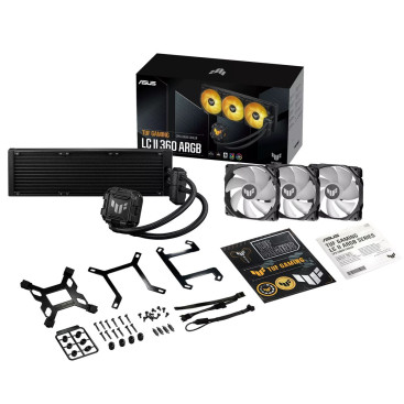 ASUS TUF GAMING LC II 360 ARGB, LGA1851/1700/1200/115X/AM5/AM4, 90RC00M1-M0UAY0, черный