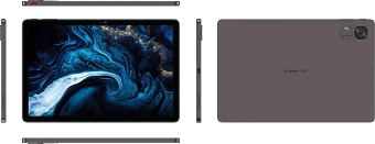 Планшет Digma Pro Infinity G85 (2.0) 8C RAM8Gb ROM256Gb 10.1" In-Cell 1920x1200 4G Android 14 темно-коричневый 13Mpix 5Mpix BT WiFi microSD 256Gb 7000mAh 200hrs