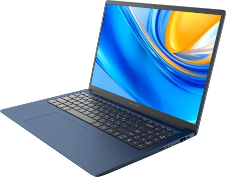 Ноутбук Maibenben M657 Ryzen 7 5825U 16Gb SSD1Tb AMD Radeon Graphics 16" IPS FHD+ (1920x1200) Linux blue WiFi BT Cam 4000mAh (M6571SG0LURE3)