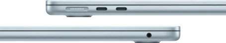 Ноутбук Apple MacBook Air A3240 M4 10 core 16Gb SSD256Gb/8 core GPU 13.6" Liquid Retina (2560x1664) macOS lt.blue WiFi BT Cam (MC6T4HN/A)