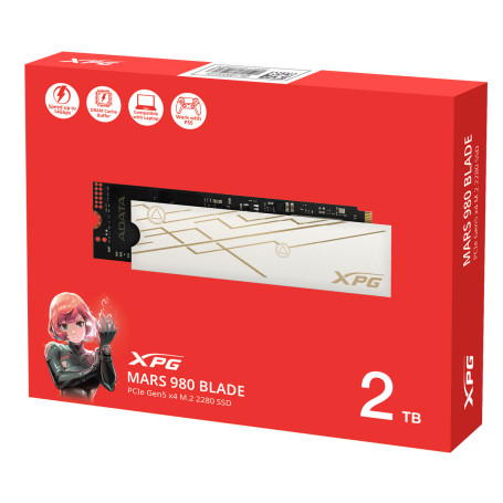 ADATA Mars 980 Blade 2TB M.2 2280 PCIe Gen5x4 SMAR-980B-2TCS