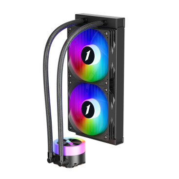 1STPLAYER TS1 240 ARGB, LGA1700/1200/115X/AM5/AM4, Black