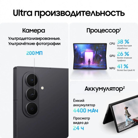 Samsung Galaxy Z Fold7 12/256 ГБ черный