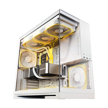 Geometric Future Model 5 White, E-ATX, White, 1AM5WKWT00100