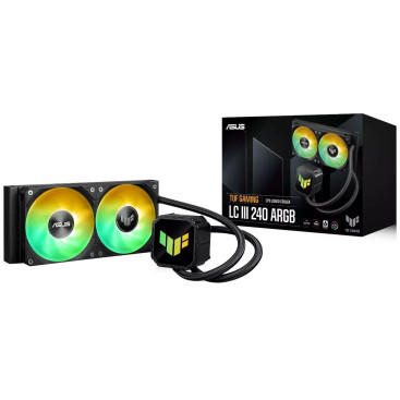 ASUS TUF GAMING LC III 240 ARGB, LGA1851/1700/1200/115X/AM5/AM4, 90RC01J1-B0EAY0, черный